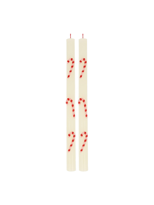 Candy Cane Table Candles