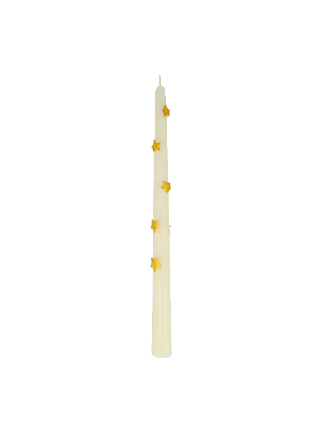 Gold Star Taper Candles