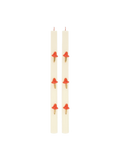 Velas de mesa con forma de hongo