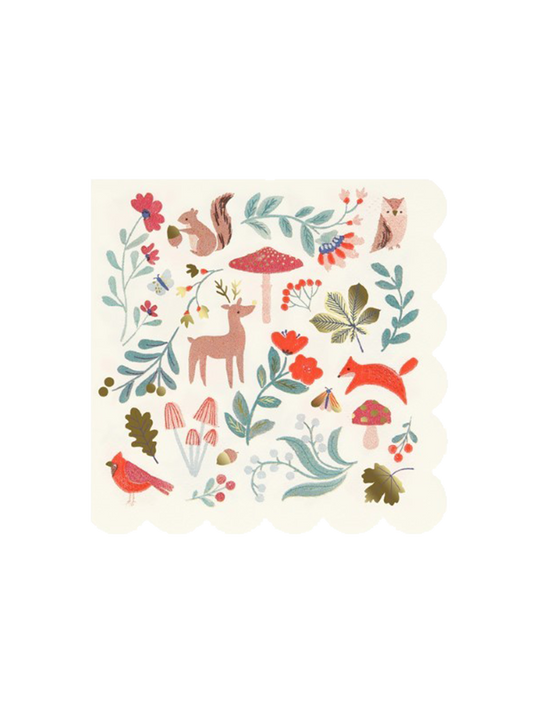 Winter Woodland Small Napkins