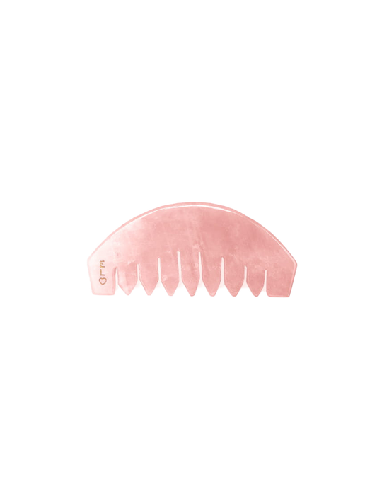 pink quartz comb