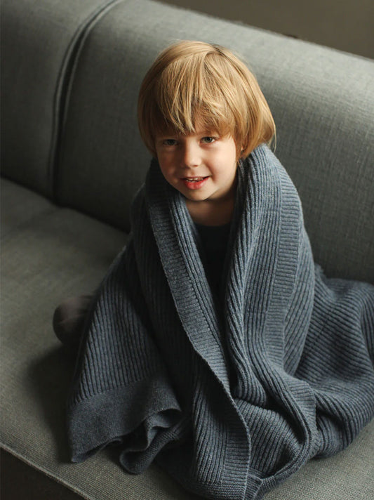 Large Merino wool blanket Gaston