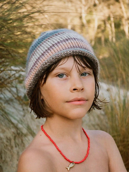 Granny merino wool beanie