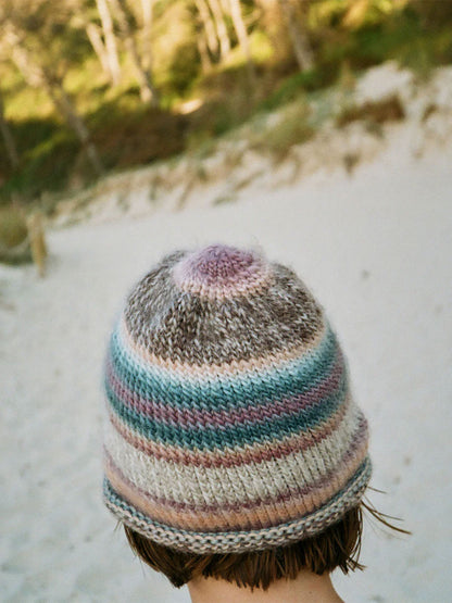 Granny merino wool beanie