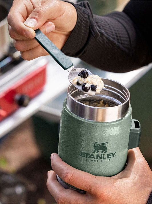 Classic thermo lunch jar with fork