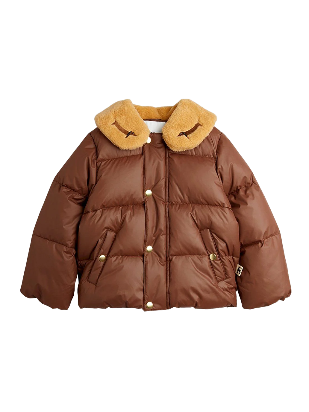 Dog emb puffer jacket