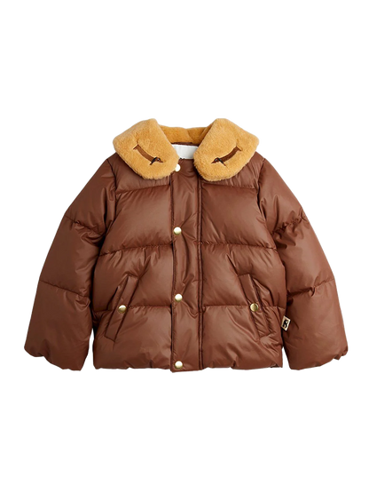 Dog emb puffer jacket