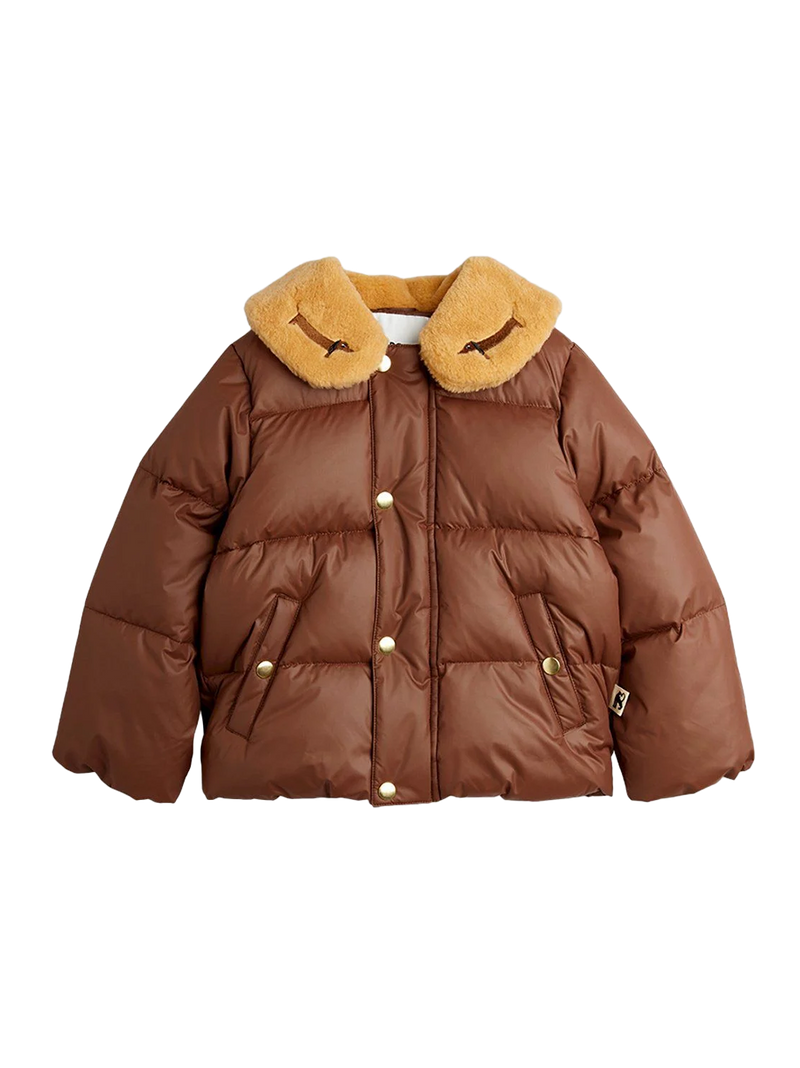 Dog emb puffer jacket