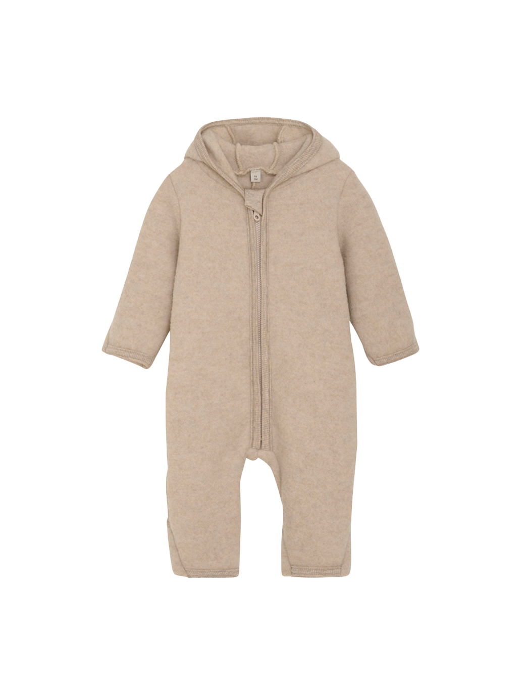 Pram Suit Ears Wool Fleece