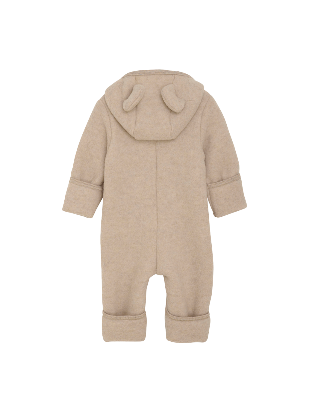 Pram Suit Ears Wool Fleece