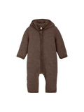 Pram Suit Ears Wool Fleece