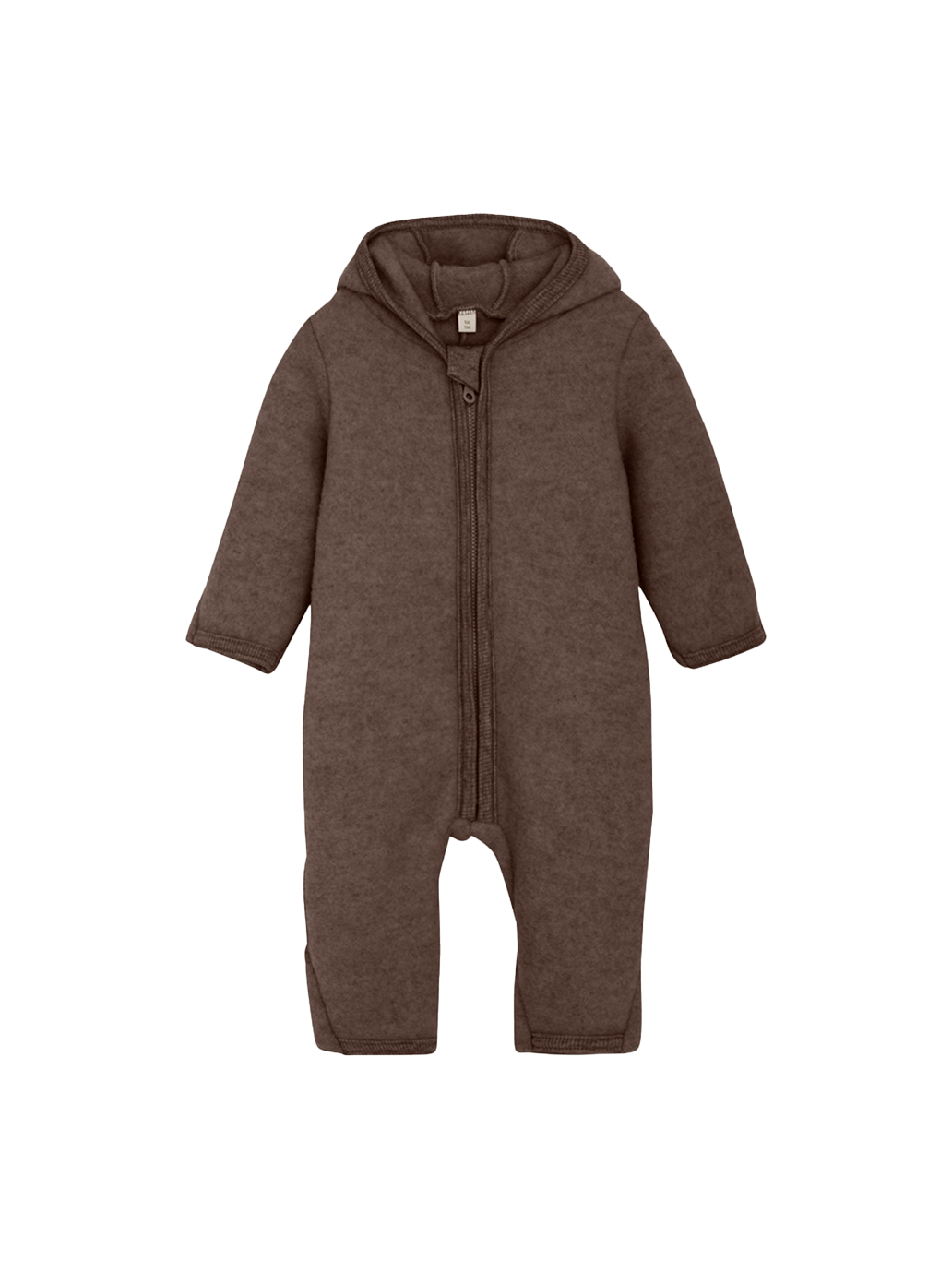 Pram Suit Ears Wool Fleece