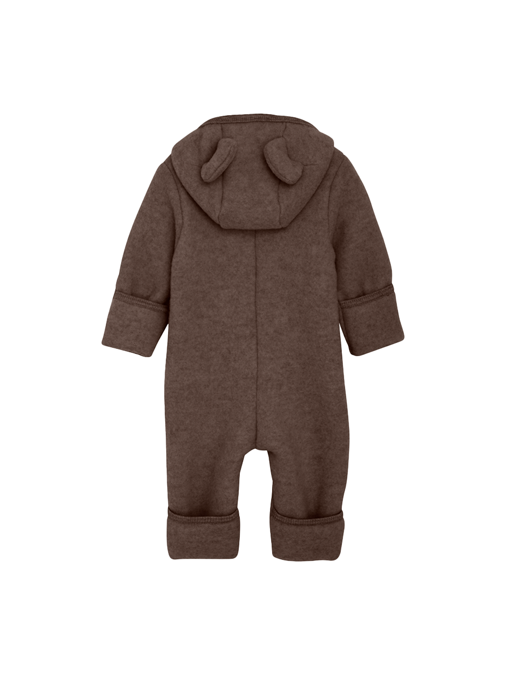 Pram Suit Ears Wool Fleece