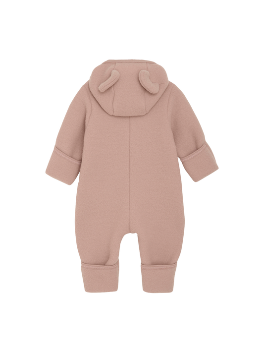 Pram Suit Ears Wool Fleece