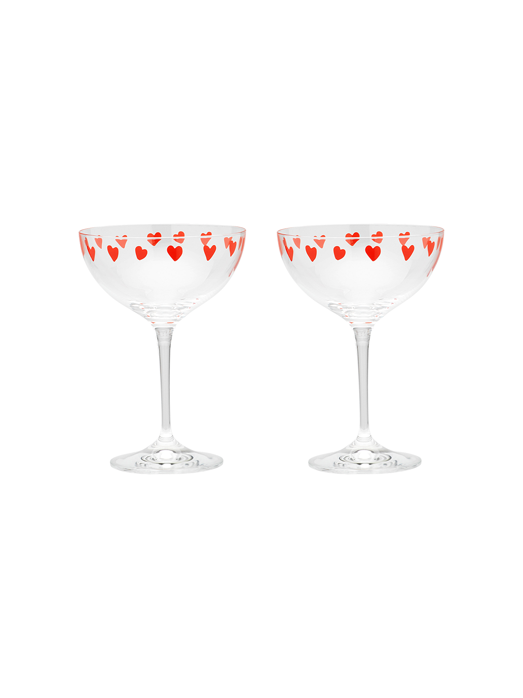 Champagne glass set of 2