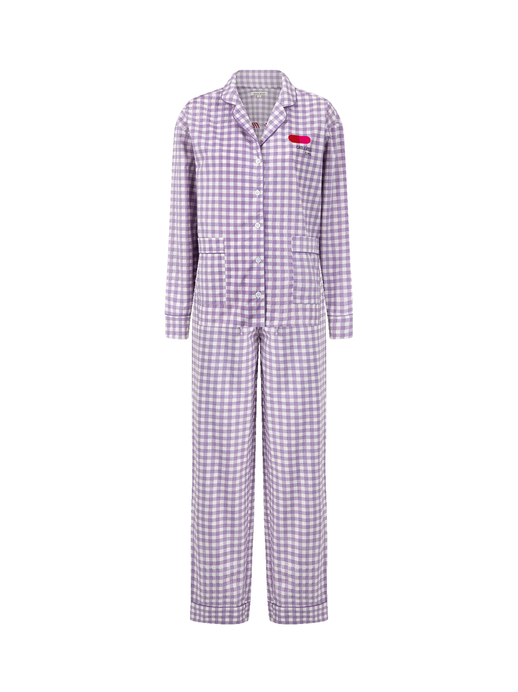 Pijama de cuadros vichy