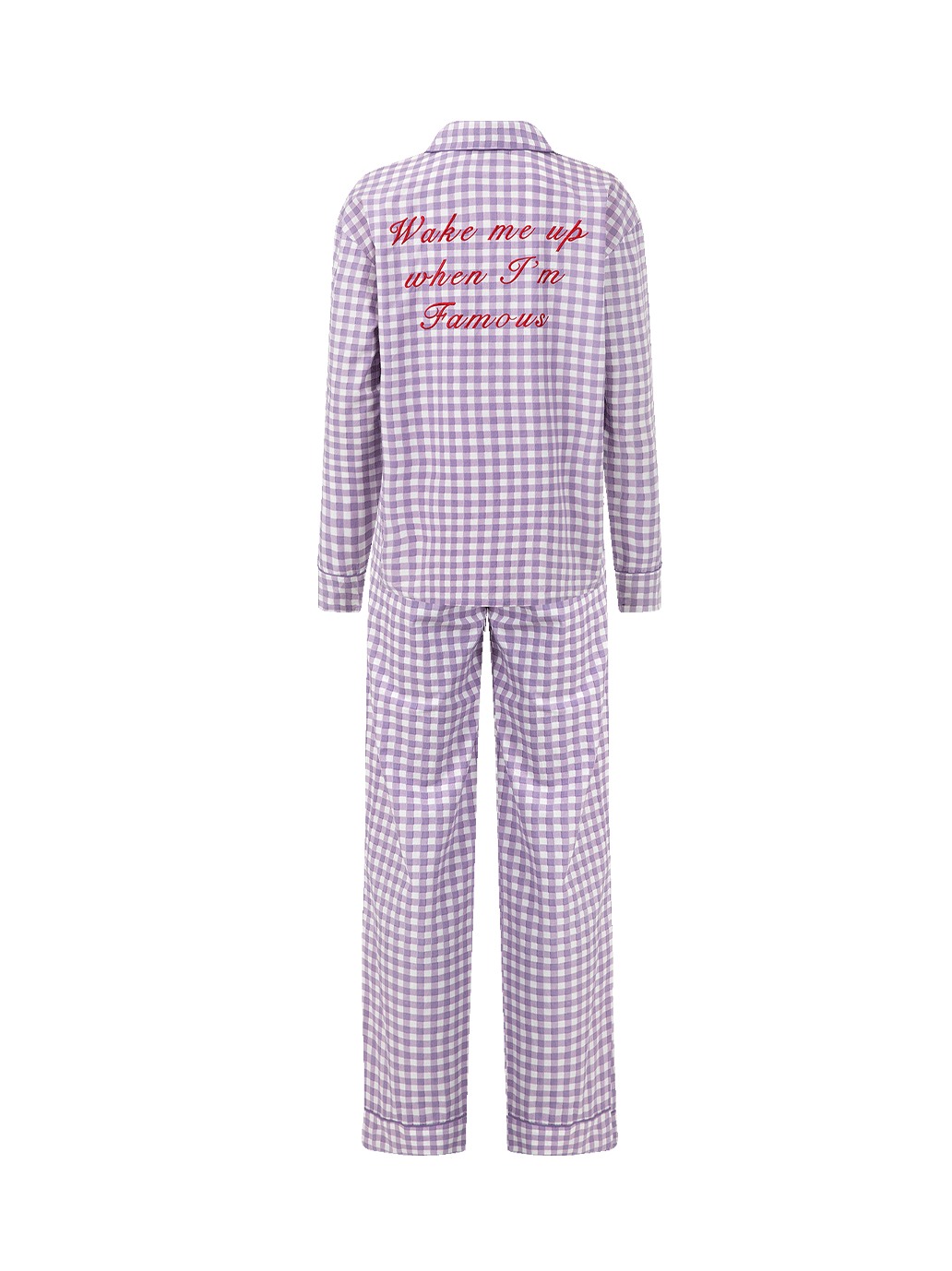 Pijama de cuadros vichy