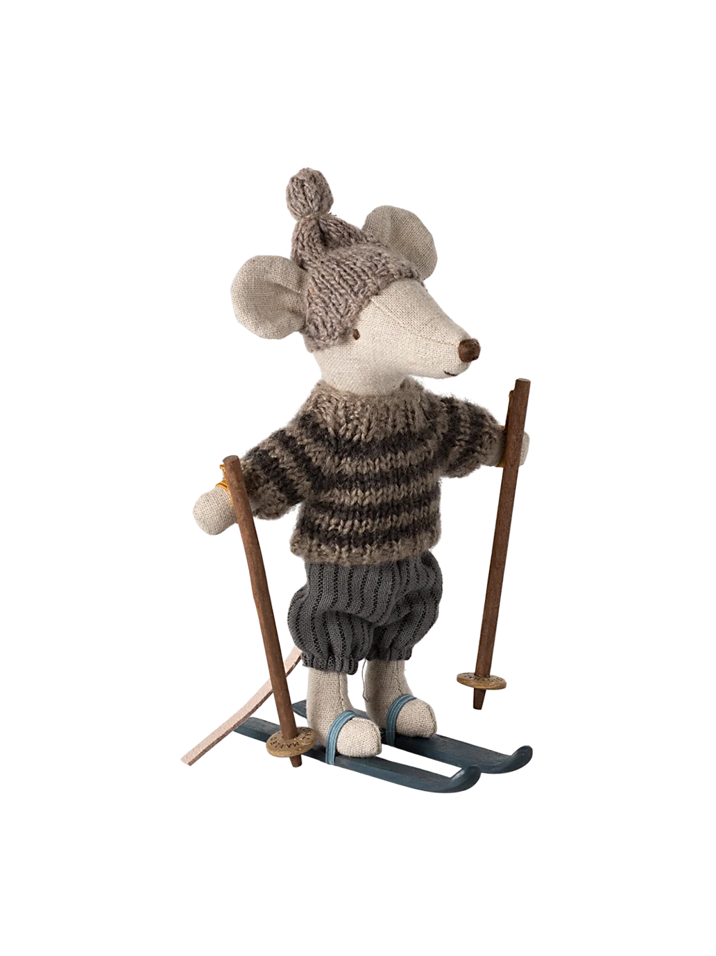 Winter mouse with ski set