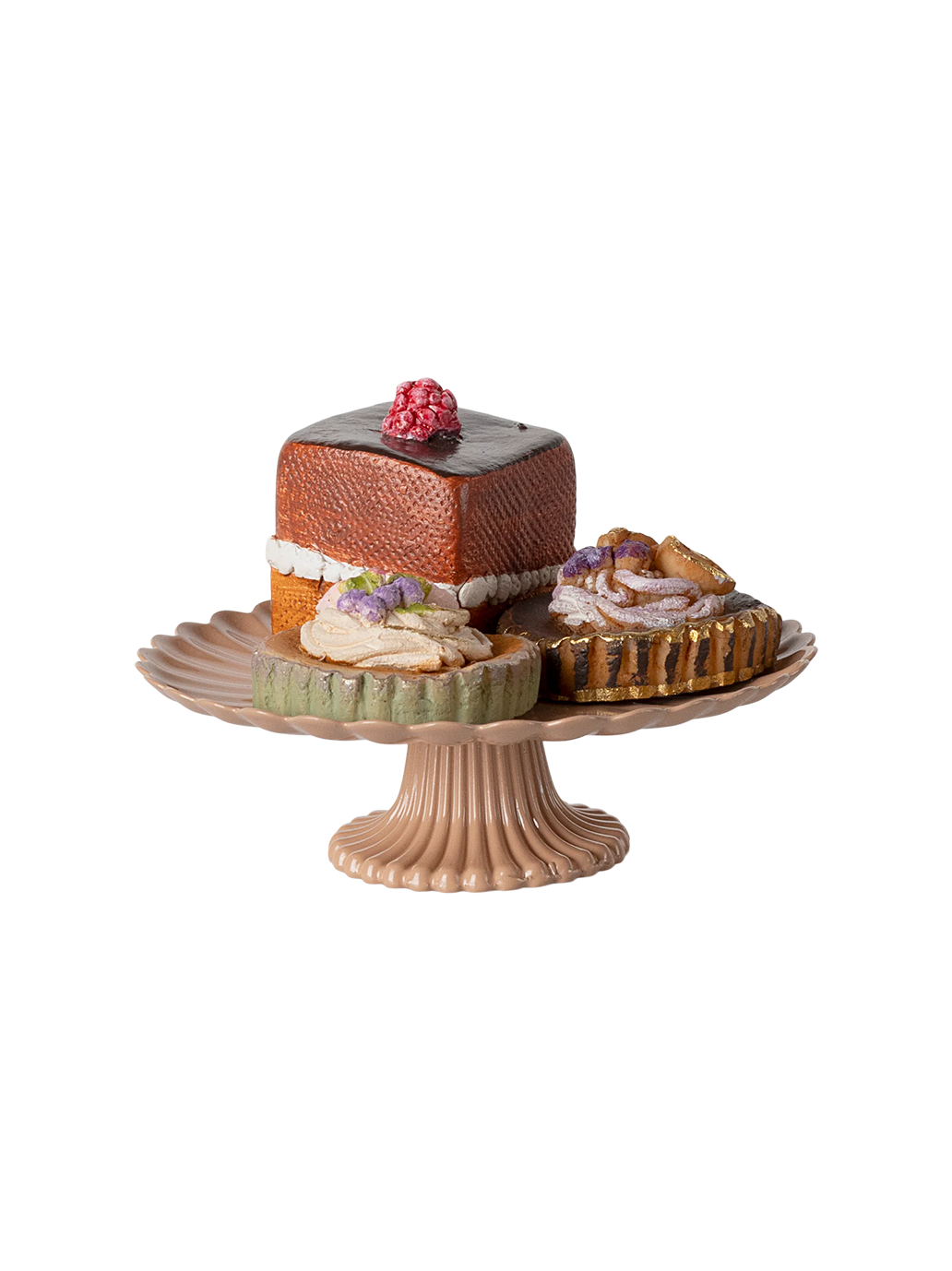 Miniature cakes & cake stand