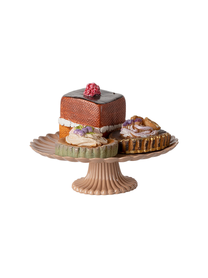 Miniature cakes & cake stand