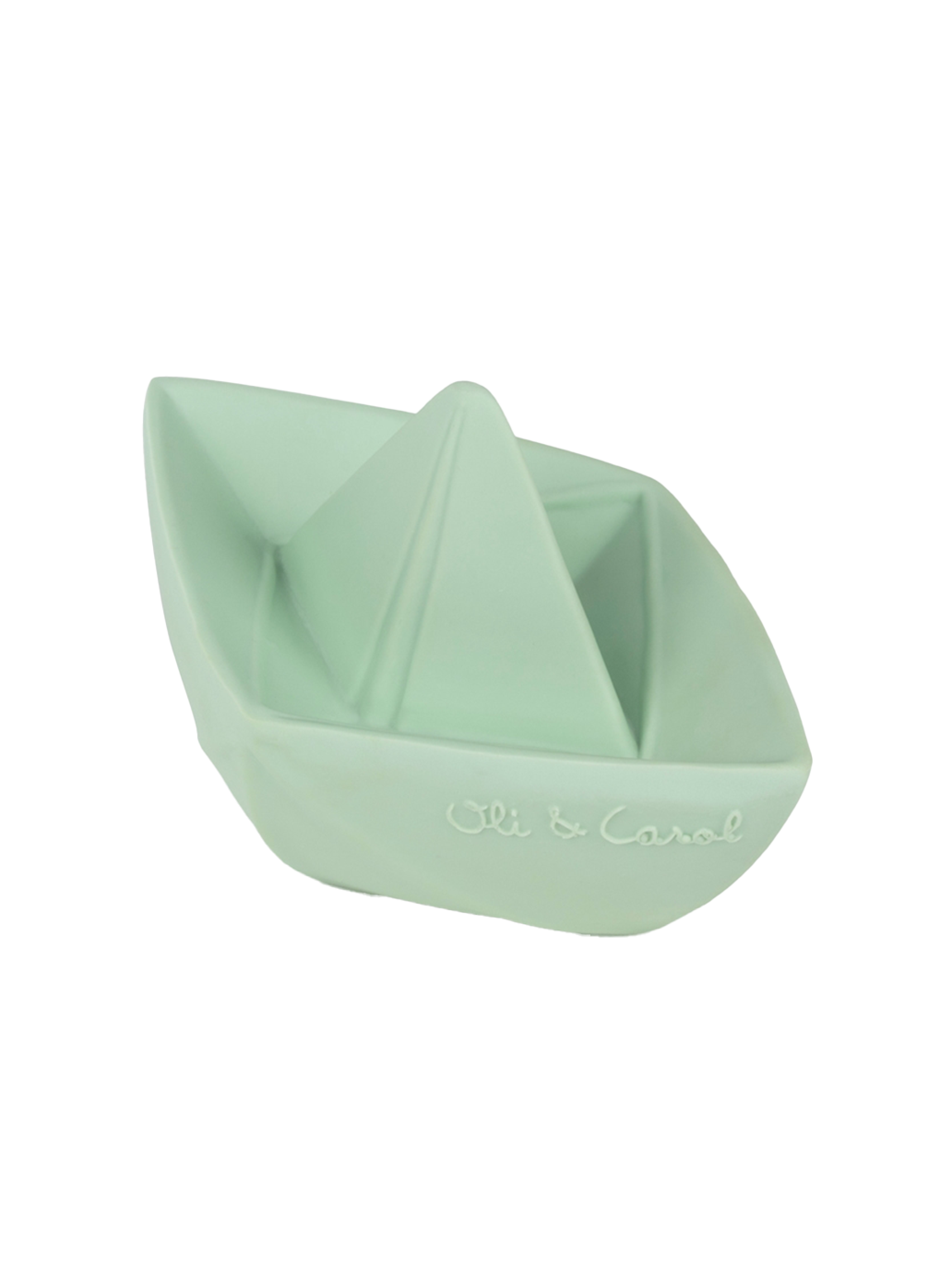 Origami Boat rubber bath toy