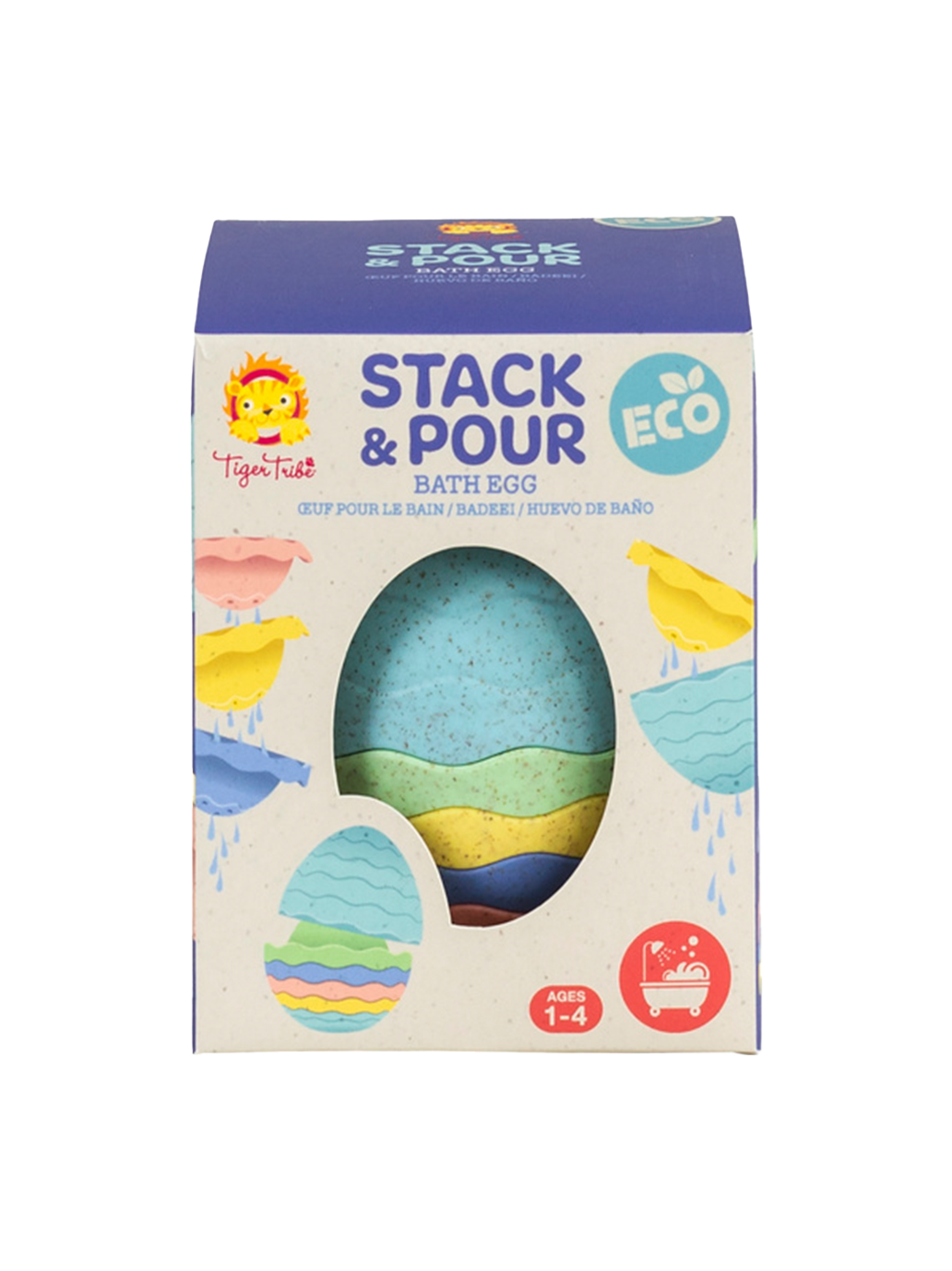 Stack & pour bath egg toy