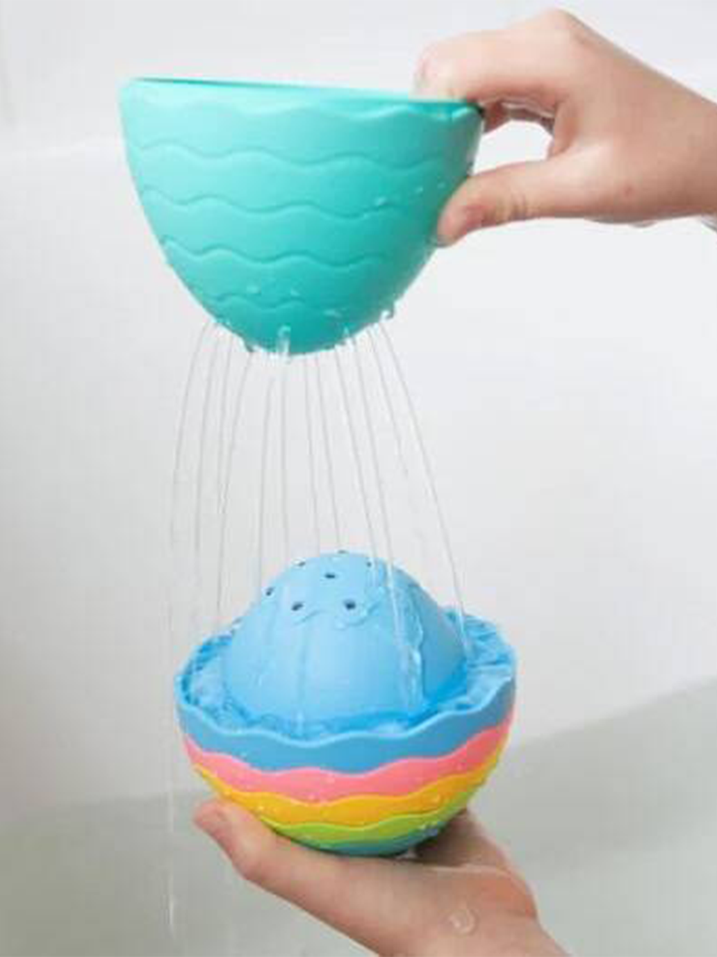 Stack & pour bath egg toy