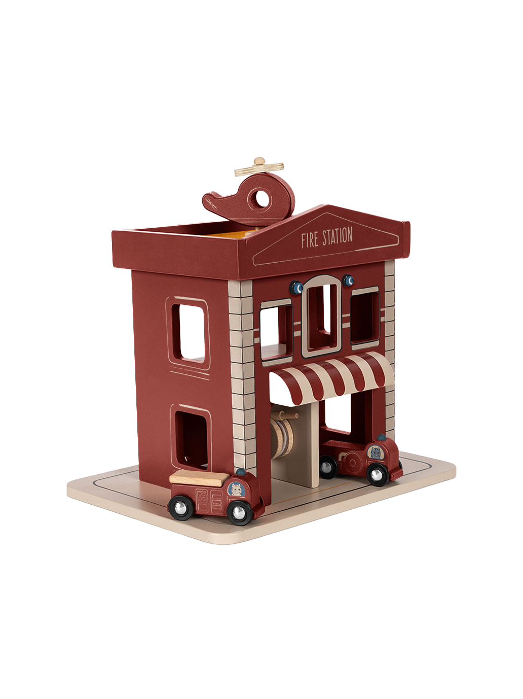 Wooden fire station