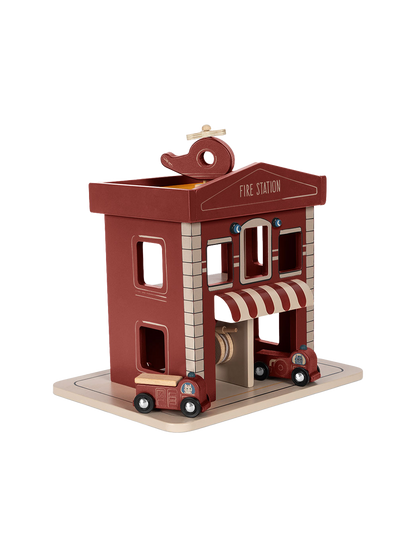 Wooden fire station