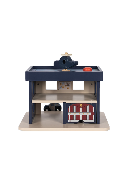 Wooden police station