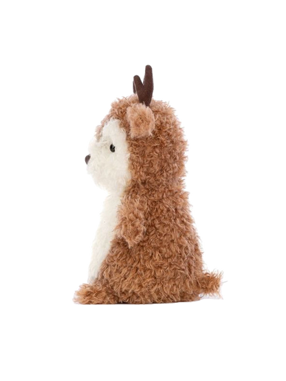 Fluffy reindeer cuddly toy