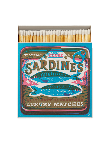 Luxury matches in a decorative square box