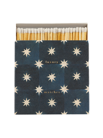 Luxury matches in a decorative square box