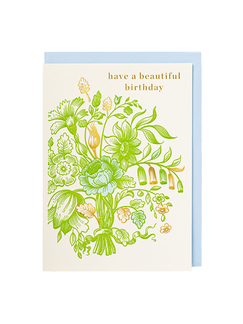 Decorative greetings card with envelope