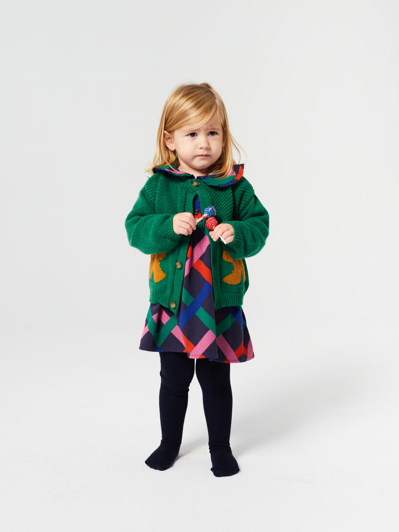 Cardigan di pan di zenzero per bambini