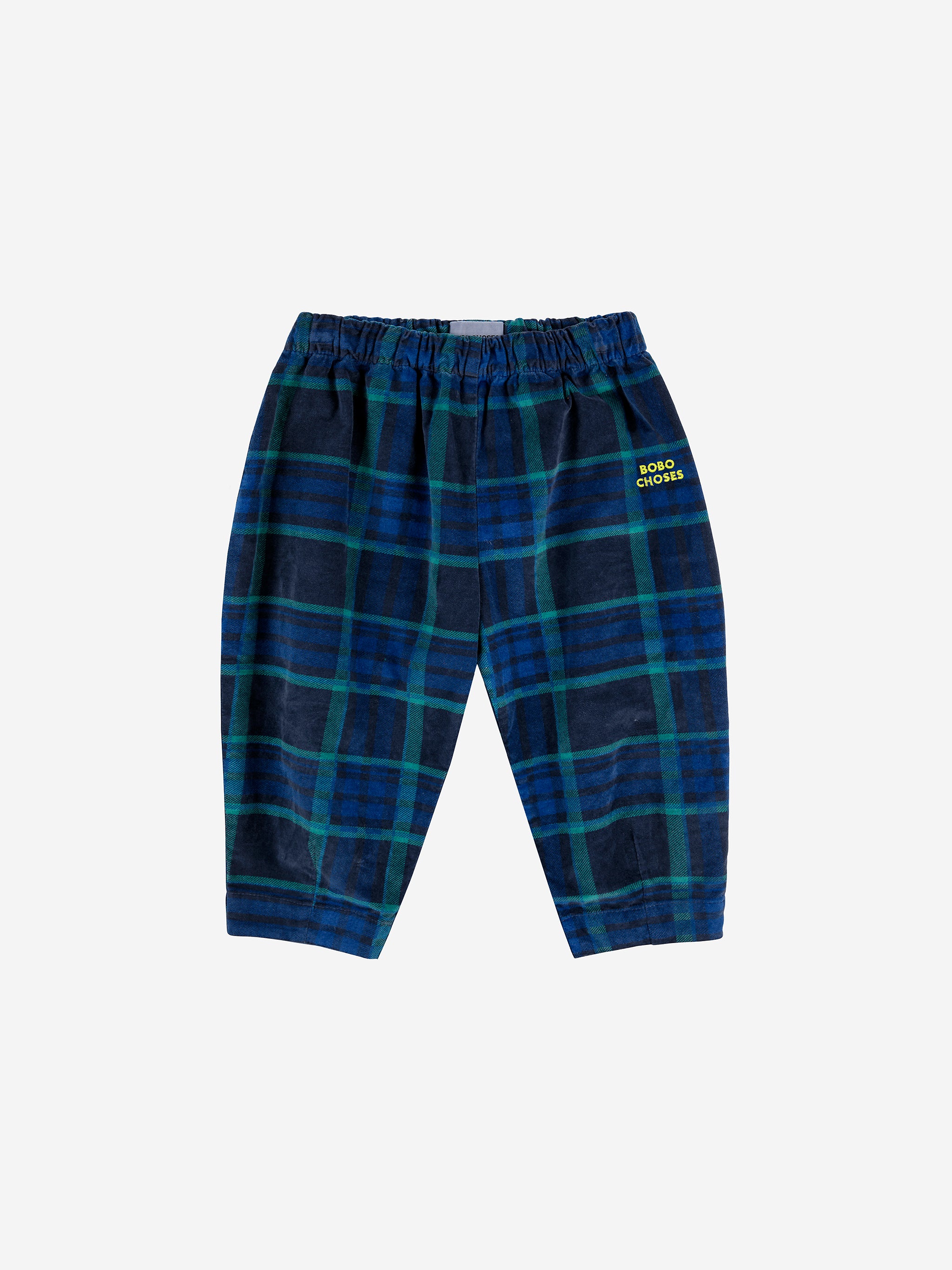 Pantaloni larghi in velluto Baby Check BC