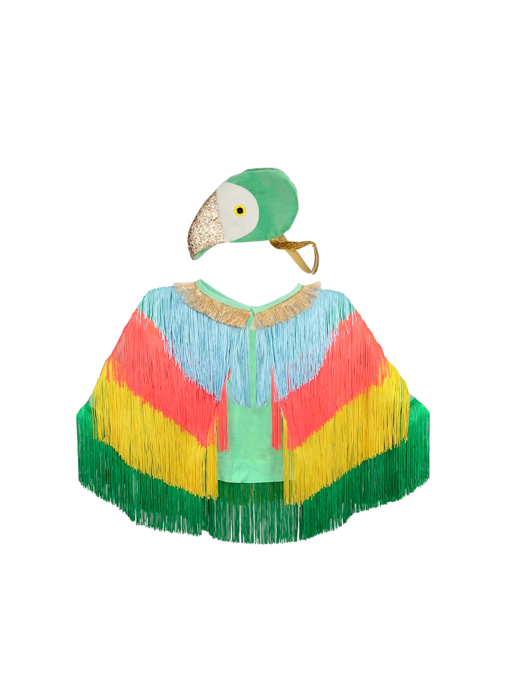 decorative disguise cape with a mask