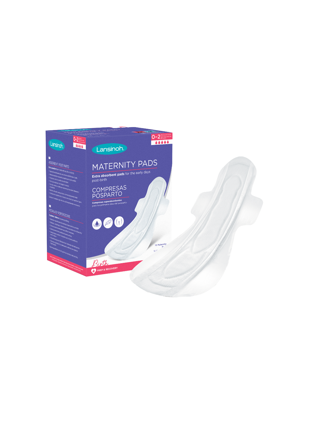 Extra absorbent maternity pads