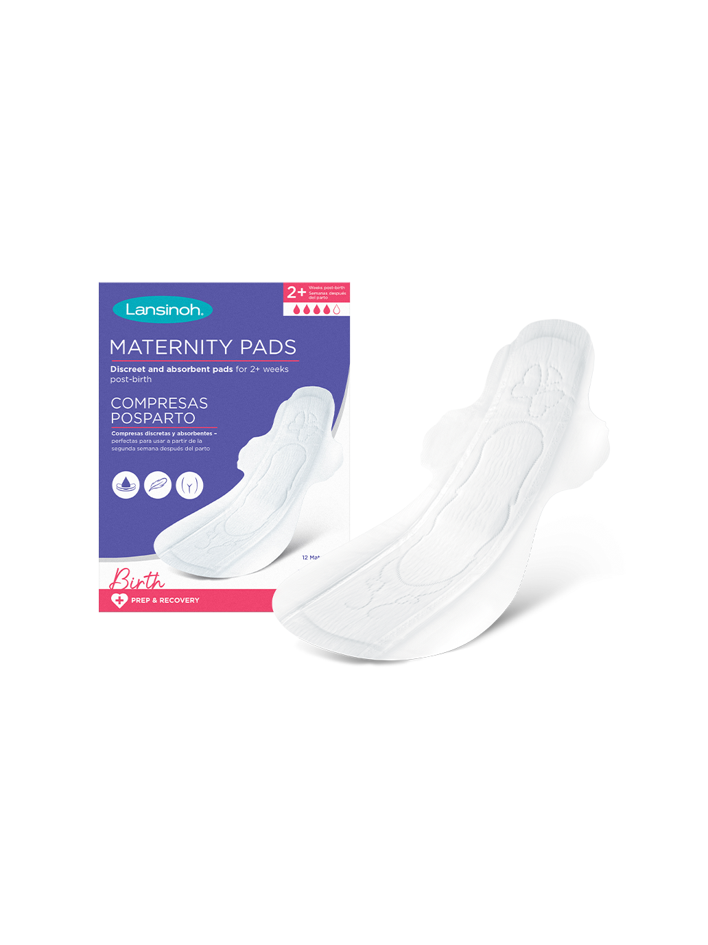 Discreet and absorbent maternity pads