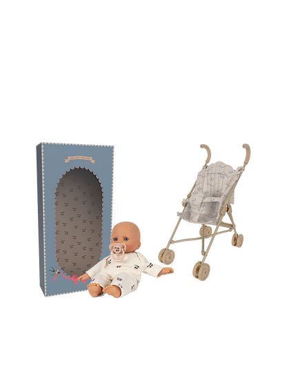 Konges x BÉBÉ Bibi Doll Stroller Set