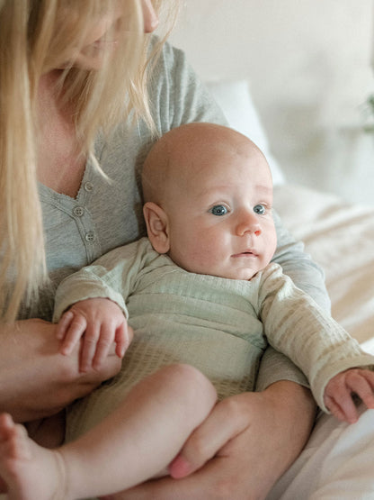 Baby long sleeve body Seersucker