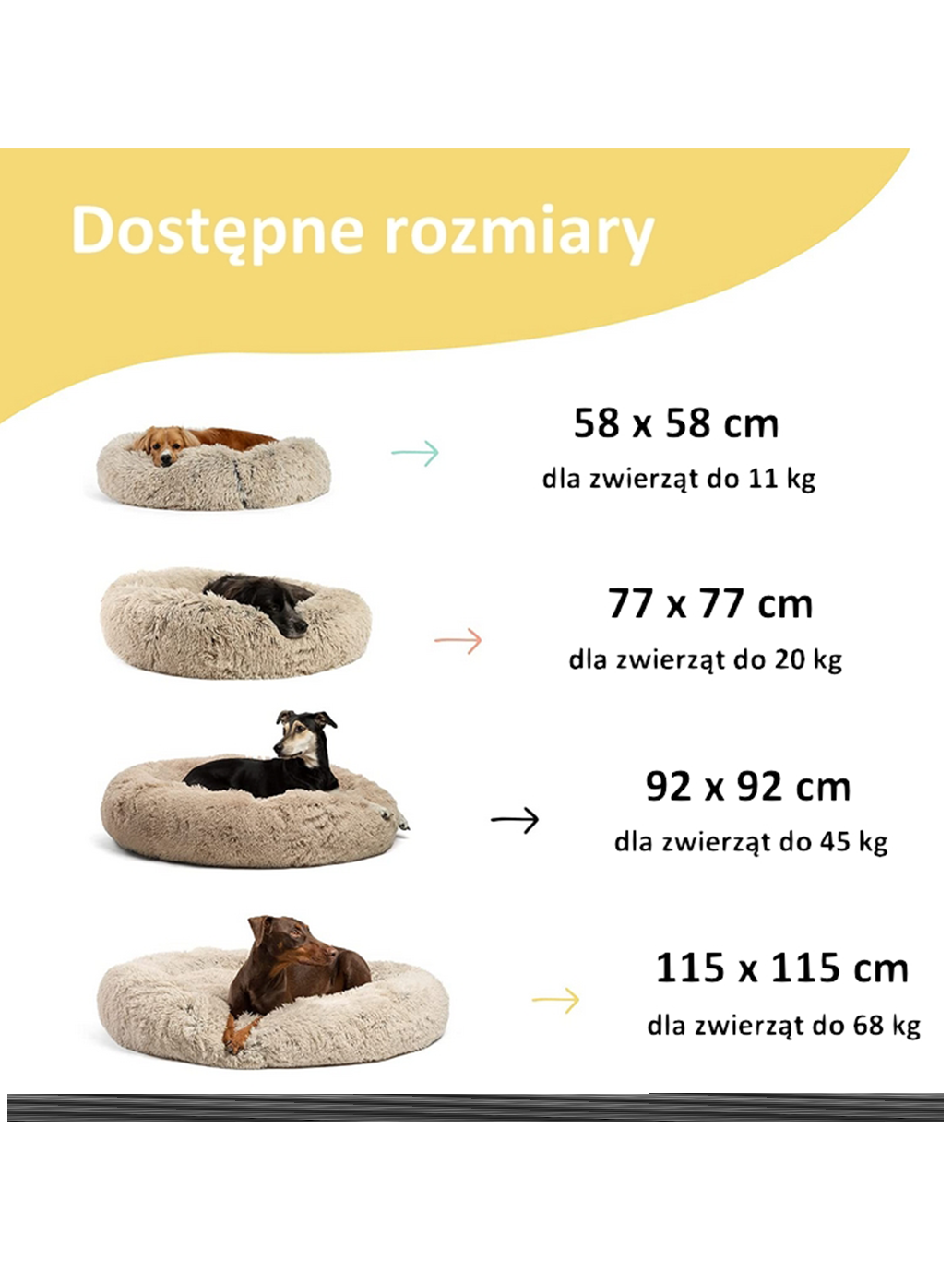 Cama para perro Donut