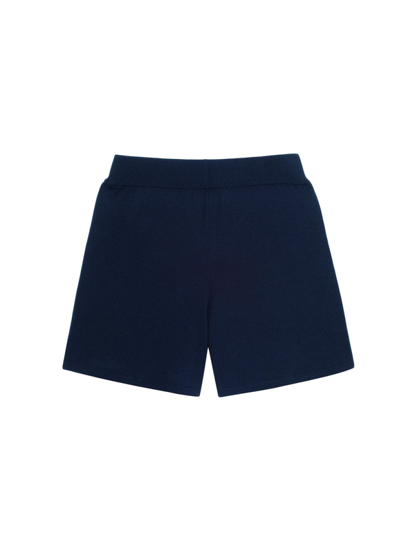 pantalones cortos de merino Mama Everyday navy blue