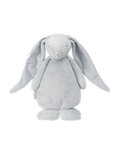 humming bunny with a bedside lamp silver