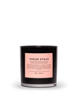 Scented Candle cedar stack