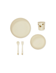 set of dinnerware lemon