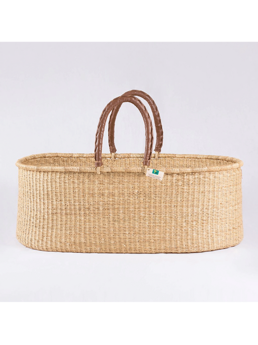 hand-woven Nap & Pack Basket natural / tan