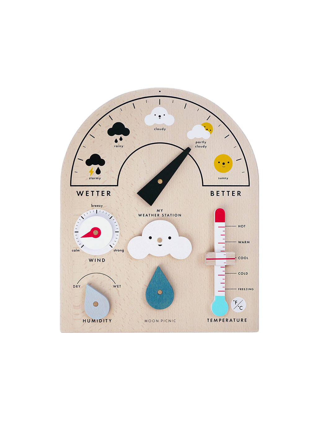 wooden weather station My Weather Station