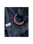 linen ring sling black