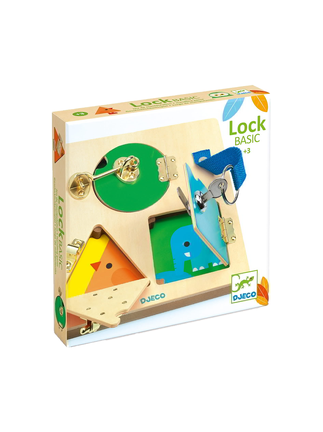 wooden manual LockBasic tag